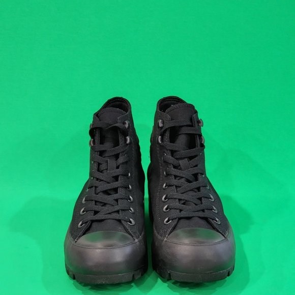 Converse CTAS Hi Lugged Winter Triple Black Women's Sneakers 569891C NWT - Picture 6 of 6
